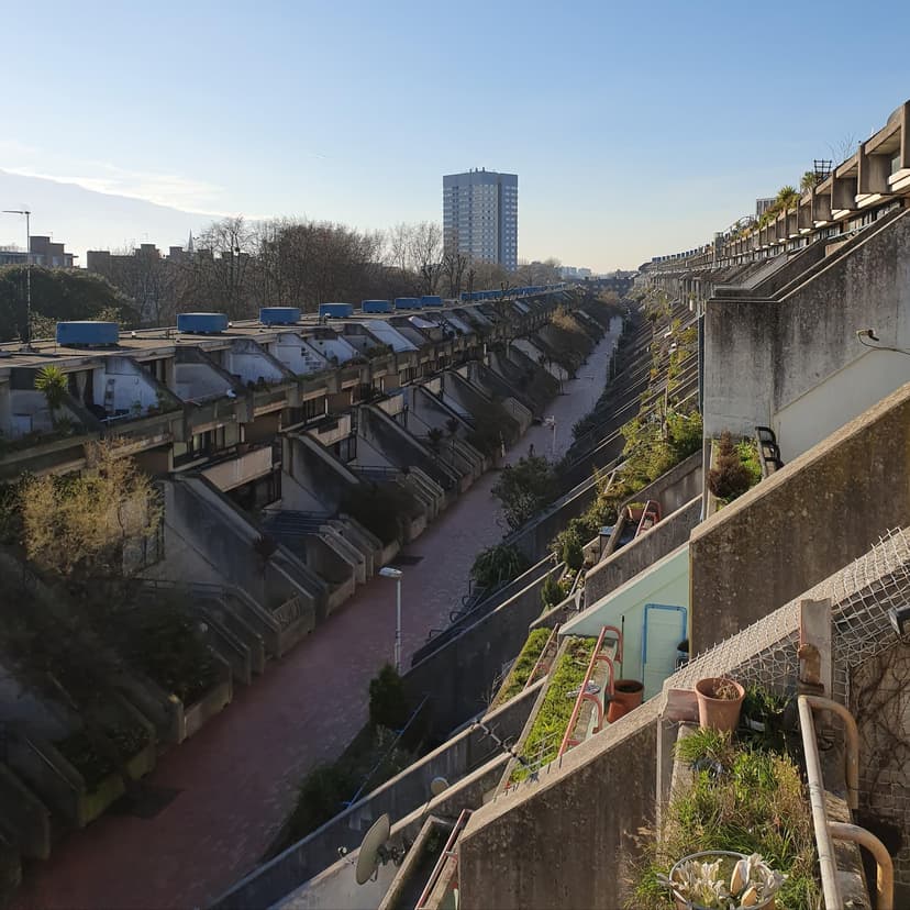 Alexandra Road Estate (Rowley Way), London, UK